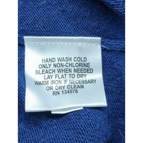 Vineyard Vines Women's Wool Cashmere Blend Blue Sweater Size S - Picture 7 of 8